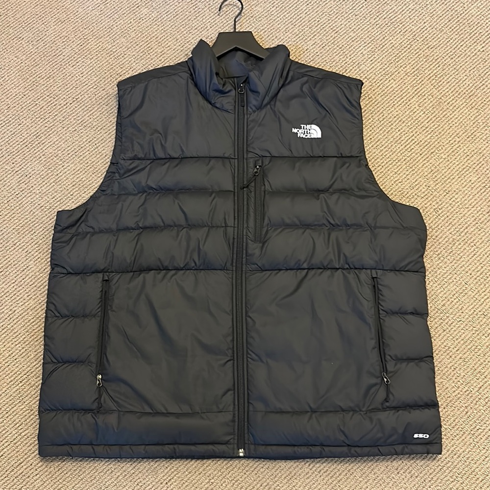 The North Face 550 down puffer vest XXL